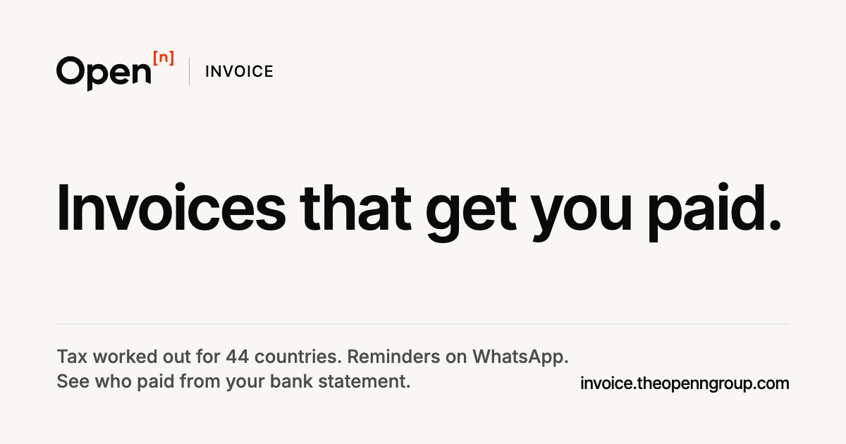 Openn Invoice preview